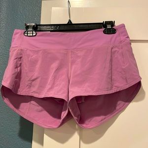 Lululemon Lined Purple Shorts 6